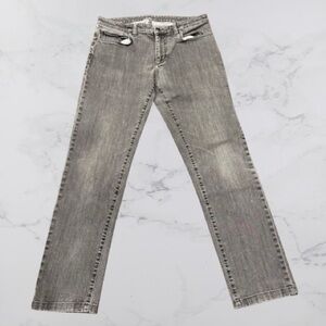 Versace Collection Gray Straight Leg Jeans, Men’s 32 x 28